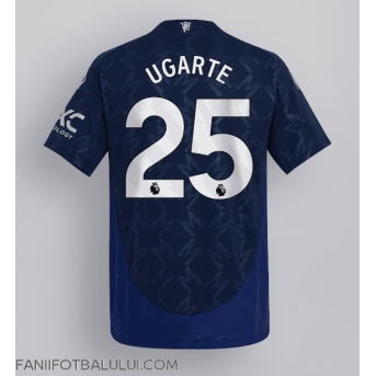 Manchester United Manuel Ugarte #25 Tricou Fotbal Replică 2024-25 Barbati Deplasare